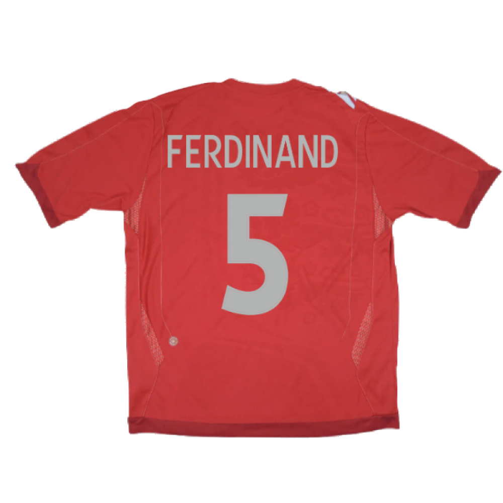 England 2006-08 Away Shirt (M) (Fair) (FERDINAND 5)_1