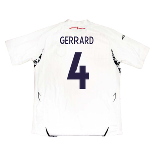 England 2007-09 Home Shirt (S) (Very Good) (GERRARD 4)_1