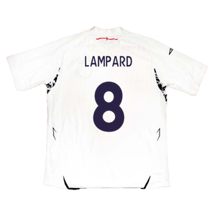 England 2007-09 Home Shirt (L) (Very Good) (LAMPARD 8)_2