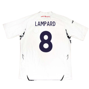 England 2007-09 Home Shirt (L) (Very Good) (LAMPARD 8)_1