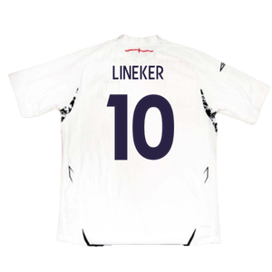 England 2007-09 Home Shirt (XL) (Excellent) (LINEKER 10)_1