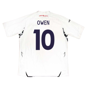 England 2007-09 Home Shirt (XL) (Excellent) (OWEN 10)_1