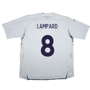 England 2007-09 Home Shirt (S) (Fair) (LAMPARD 8)_2