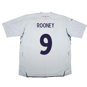 England 2007-09 Home Shirt (S) (Fair) (ROONEY 9)_2