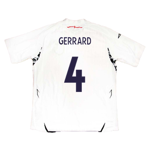 England 2007-09 Home Shirt (Very Good) (GERRARD 4)_2