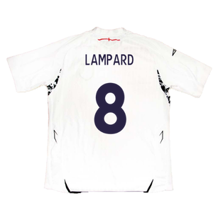 England 2007-09 Home Shirt (Very Good) (LAMPARD 8)_2