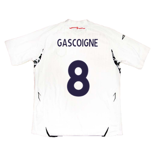 England 2007-09 Home Shirt (XL) (Good) (GASCOIGNE 8)_2