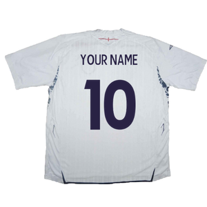 England 2007-09 Home Shirt (XL) (Very Good) (Your Name)_2