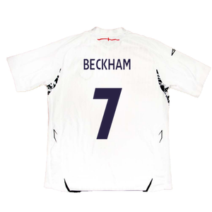 England 2007-2009 Home Shirt (XL) (BECKHAM 7) (Fair)_1