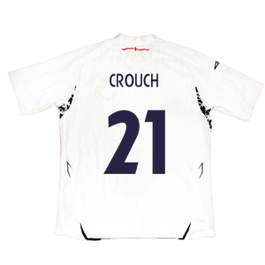 England 2007-2009 Home Shirt (XL) (CROUCH 21) (Fair)_1