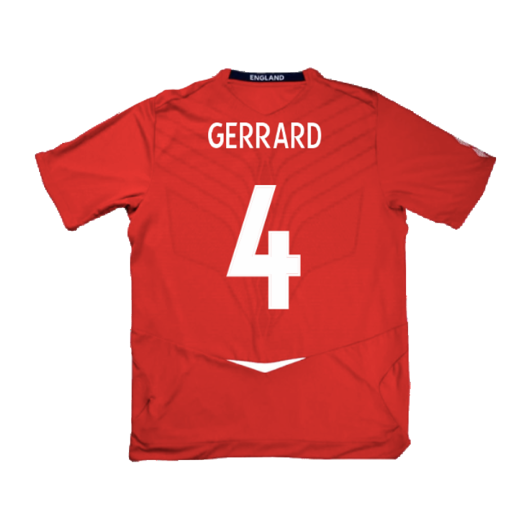England 2008-10 Away Shirt (Very Good) (GERRARD 4)_2