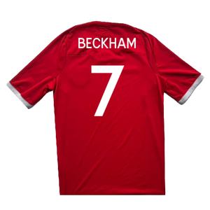 England 2009-10 Away Shirt (M) (Excellent) (BECKHAM 7)_1