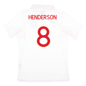 England 2009-10 Home Shirt (L) (Good) (HENDERSON 8)_1