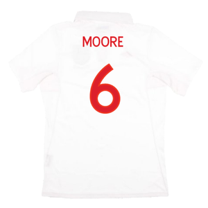 England 2009-10 Home Shirt (XL) (Excellent) (Moore 6)_1