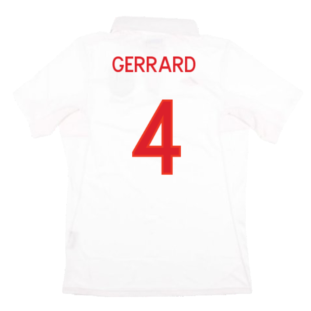 England 2009-10 Home Shirt (With South Africa Badge Detail) (L) (Very Good) (GERRARD 4)_1
