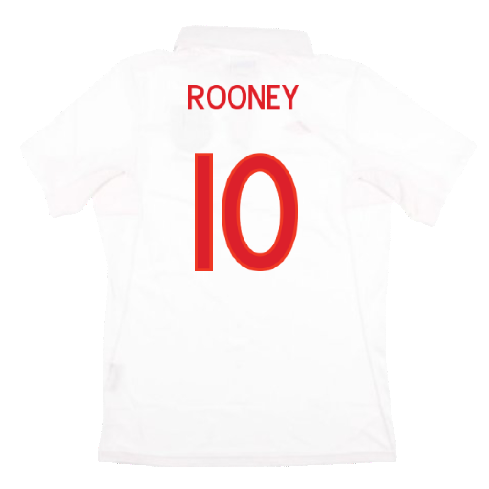 England 2010-12 Home Shirt (XL) (Very Good) (ROONEY 10)_1