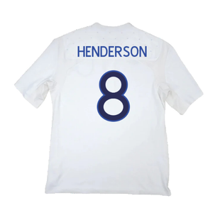 England 2009-10 Home Shirt (XXL) (Very Good) (Henderson 8)_1