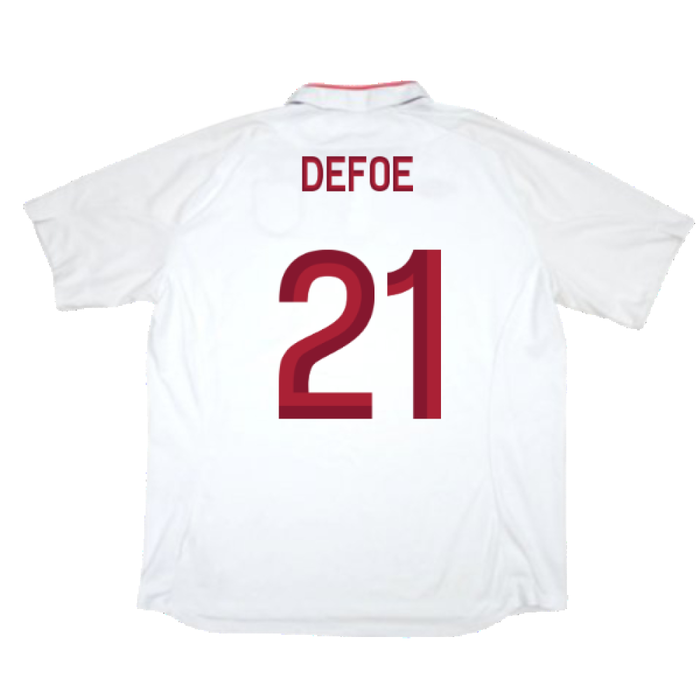 England 2012-13 Home Shirt (M) (Excellent) (Defoe 21)