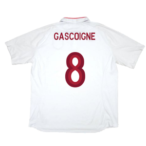 England 2012-13 Home Shirt (XL) (Excellent) (Gascoigne 8)_1