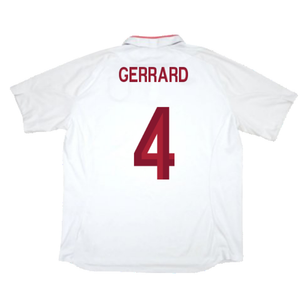 England 2012-13 Home Shirt (XXL) (Fair) (Gerrard 4)_1