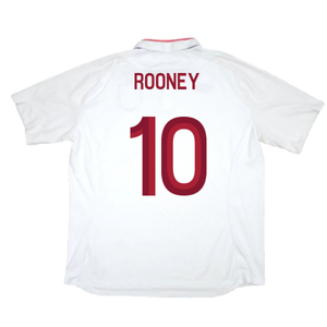 England 2012-13 Home Shirt (XL) (Very Good) (Rooney 10)_1