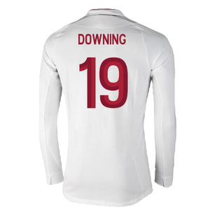 England 2012-13 Long Sleeve Home Shirt (L) (Fair) (Downing 19)_1