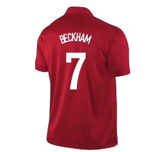 England 2013-14 Away Shirt (M) (Very Good) (BECKHAM 7)_1