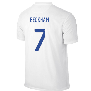 England 2014-16 Home Shirt (M) (Good) (BECKHAM 7)_1