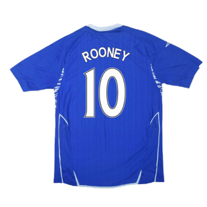 Everton 2007-08 Home Shirt ((Excellent) S) (ROONEY 10)_2