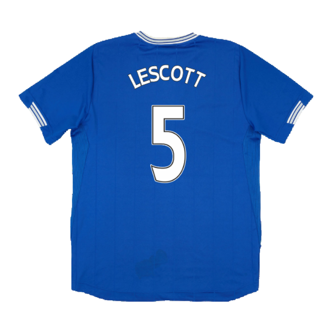 Everton 2009-10 Home Shirt (XL) (Good) (Lescott 5)_1