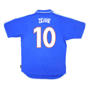 France 2000-02 Home Shirt (Very Good) (ZIDANE 10)_1