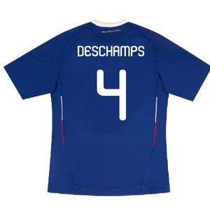 France 2010-11 Home Shirt (L) (Good) (DESCHAMPS 4)_1