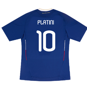 France 2010-2011 Home Shirt (L) (Excellent) (PLATINI 10)_1