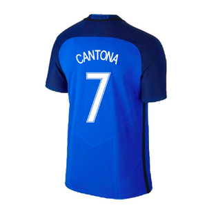 France 2016-17 Home Shirt (L) (Excellent) (CANTONA 7)_1