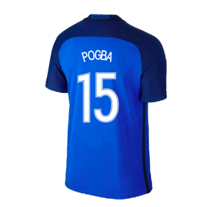 France 2016-17 Home Shirt (L) (Excellent) (Pogba 15)_1