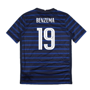 France 2020-21 Home Shirt (Mint) (Benzema 19)_1