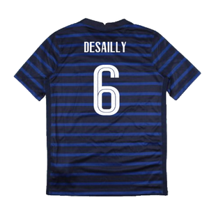 France 2020-21 Home Shirt (Mint) (Desailly 6)_1