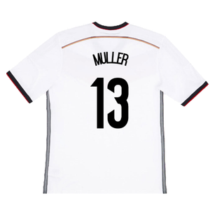 Germany 2014-15 Home Shirt (L) (Good) (Muller 13)_1