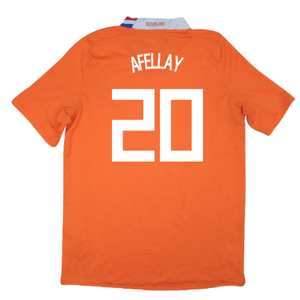 Holland 2008-10 Home Shirt (L) (Mint) (Afellay 20)_1