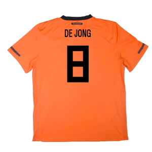 Holland 2010-11 Home Shirt (M) (Mint) (De Jong 8)_1