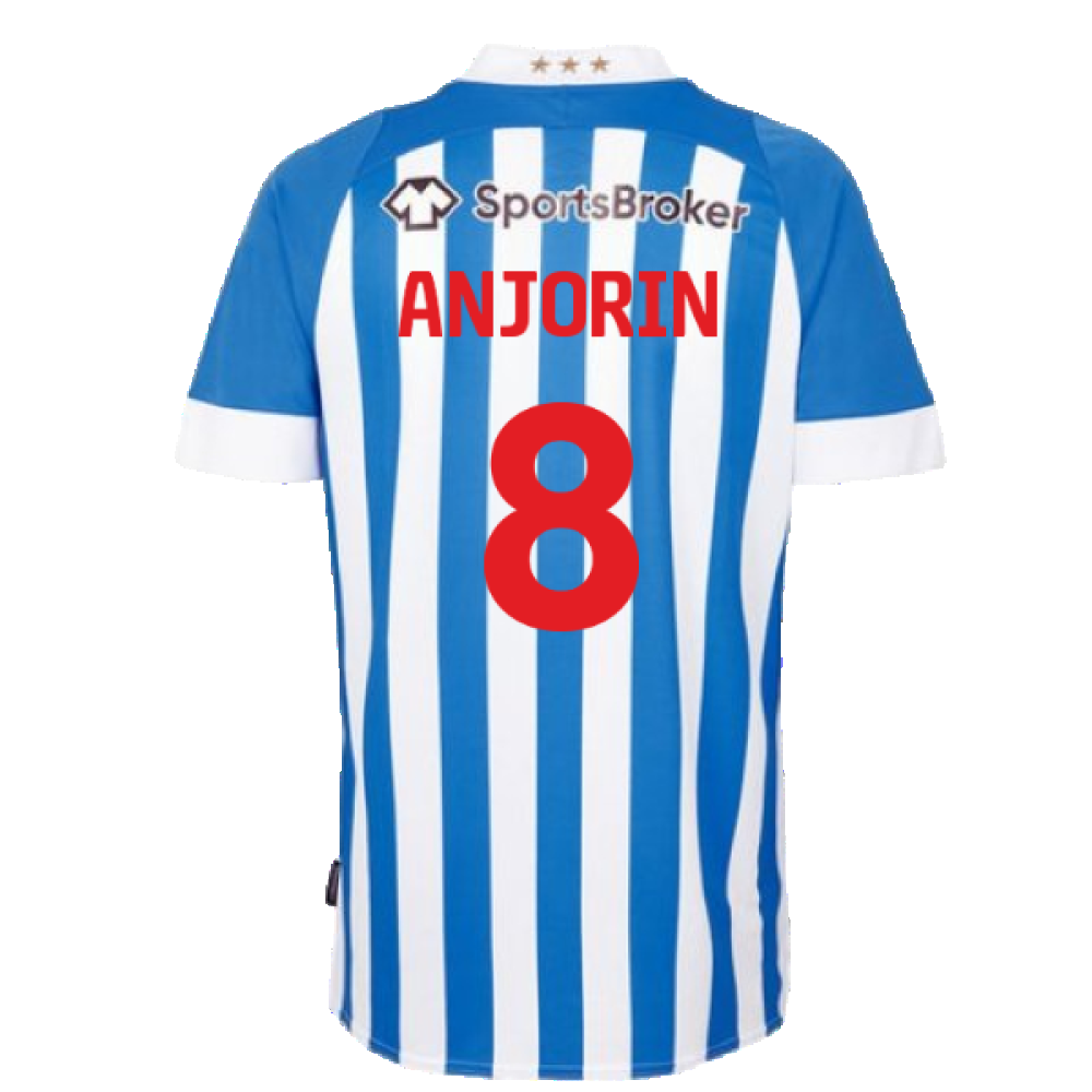 Huddersfield 2022-23 Home Shirt (L) (ANJORIN 8) (Excellent)_1
