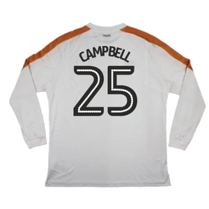 Hull City 2017-18 Long Sleeve Away Shirt (XXL) (Excellent) (Campbell 25)_1