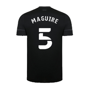 Hull City 2021-22 Away Shirt (Sponsorless) (XXL) (Maguire 5) (Mint)_1