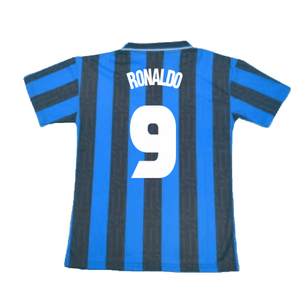 Inter Milan 1997-98 Home Shirt (M) (Excellent) (RONALDO 9)_1