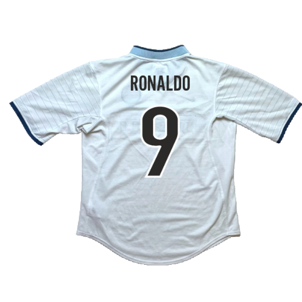 Inter Milan 1998-99 Away Shirt (XL) (Ronaldo 9) (Excellent)_1