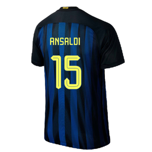 Inter Milan 2016-17 Home Shirt (S) (Excellent) (Ansaldi 15)_1