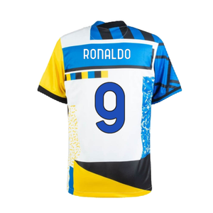 Inter Milan 2020-21 Fourth Shirt (L) (RONALDO 9) (Excellent)_1