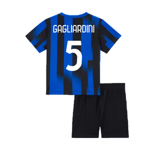 Inter Milan 2023-24 Home Mini Kit (XS Boys) (Gagliardini 5) (Excellent)_1