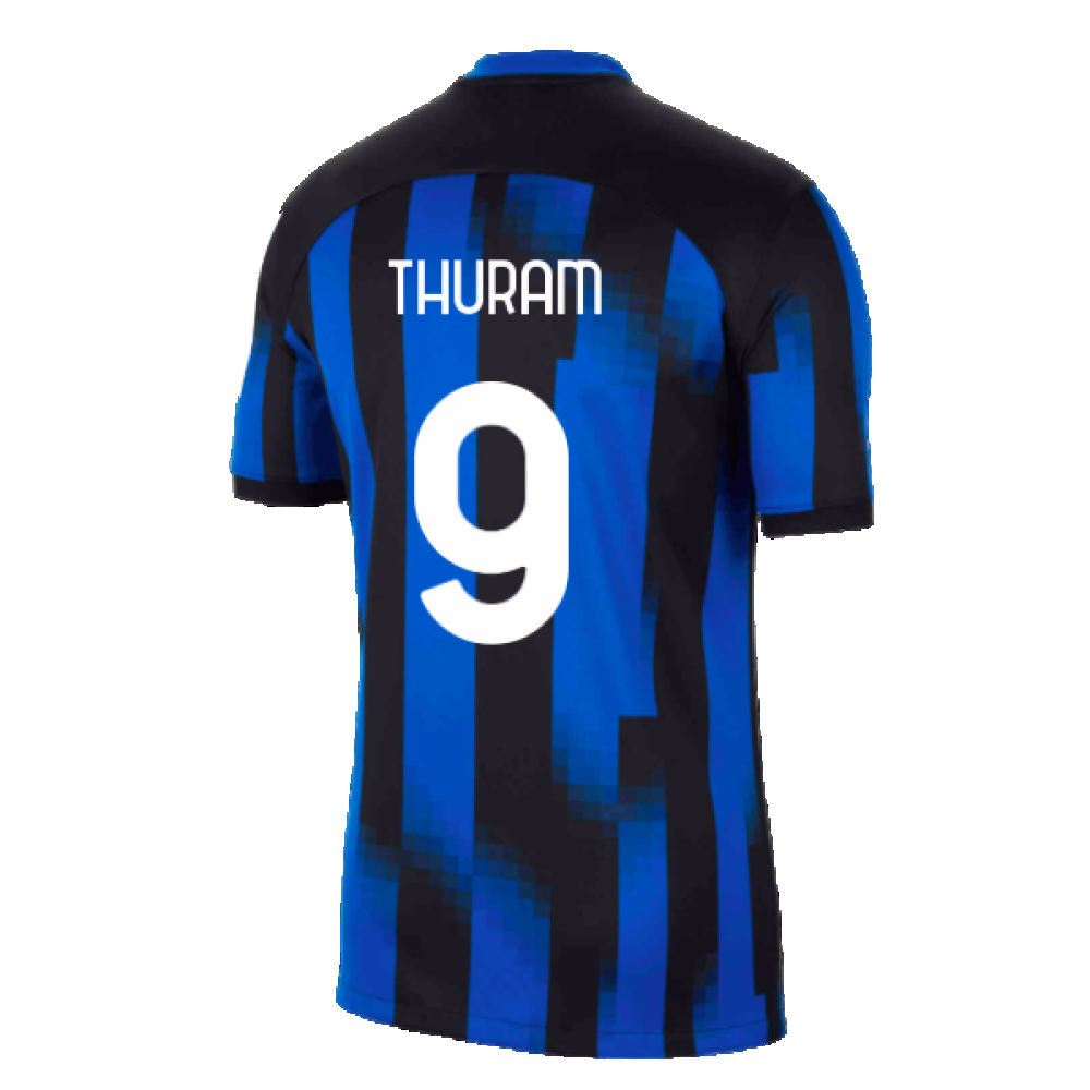 Inter Milan 2023-24 Home Shirt (SB) (Thuram 9) (Excellent)_1