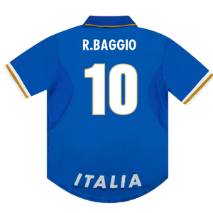 Italy 1996-97 Home Shirt (Very Good) (R.BAGGIO 10)_1